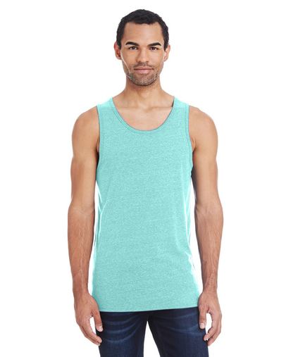 Custom Printed  Threadfast Apparel Triblend Tank - 102C 