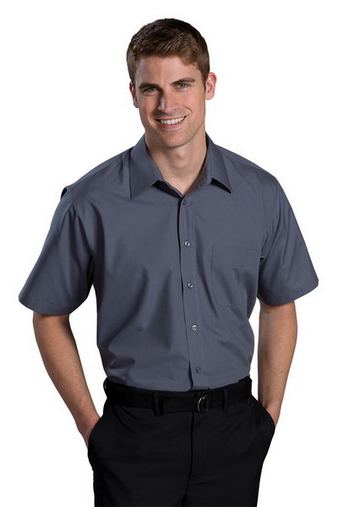 Custom Embroidered  Edwards Men's Value Broadcloth Shirt - 1313 