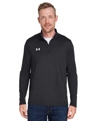 Custom Embroidered Men's Team Tech Quarter-Zip With Logo