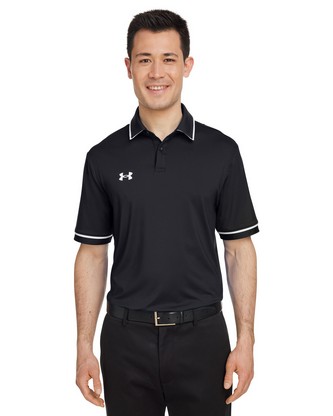 Custom Embroidered Men's Tipped Teams Performance Polo With Logo