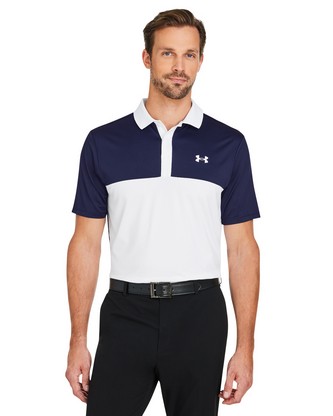 Custom logo Men's Performance 3.0 Colorblock Polo 