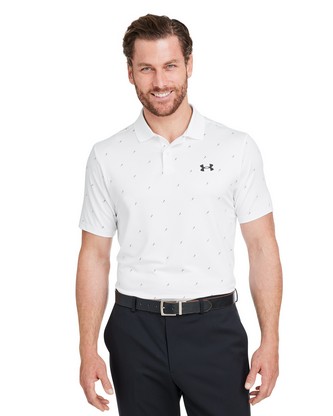 Custom logo Men's 3.0 Printed Performance Polo Embroidered