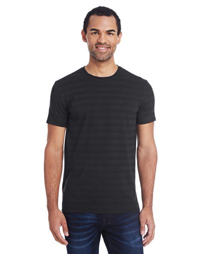 Custom Printed  Threadfast Apparel Men's Invisible Stripe T-Shirt - 152A 