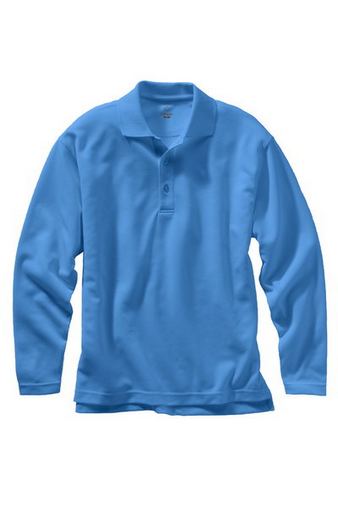 Custom Embroidered  Edwards Dry-Mesh Long Sleeve Polo - 1578 