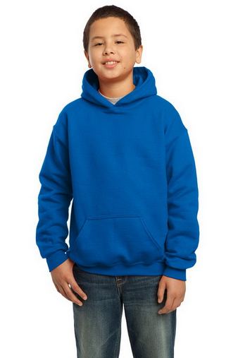 Custom printed  Youth Heavy Blend Hooded Sweatshirt Gildan 18500B  With Logo