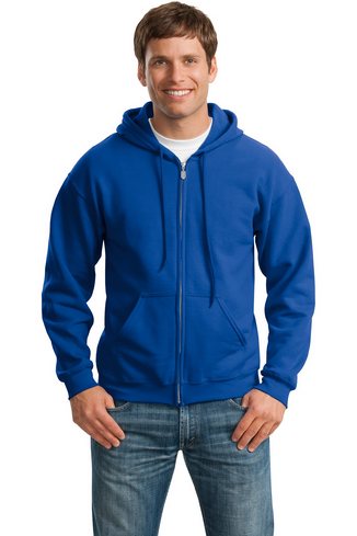 Custom Printed  Heavy Blend Full-Zip Hooded Sweatshirt. 18600 