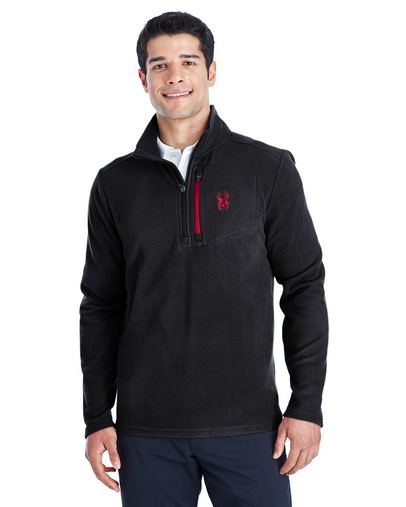 Custom Embroidered  Spyder Men's Transport Quarter-Zip Fleece Pullover - 187332 