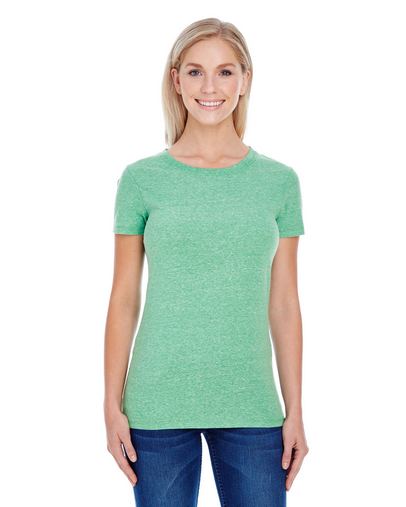 Custom Printed  Threadfast Apparel Ladies' Triblend T-Shirt - 202A 