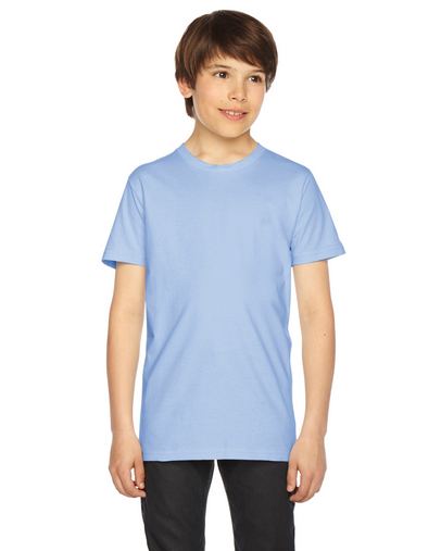 Custom Printed  American Apparel Youth T-Shirt 2201  With Logo