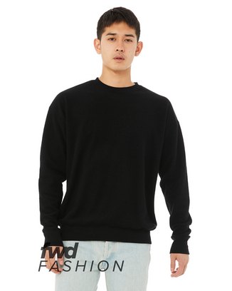 Custom Printed Unisex Sueded Drop Shoulder Sweatshirt BC-3345C 