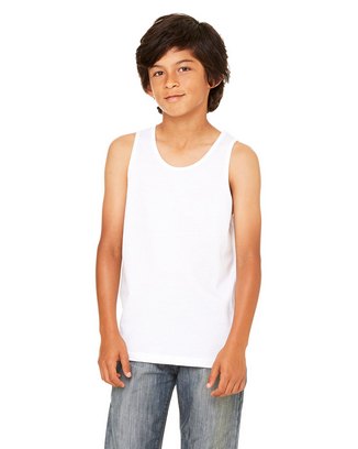 Custom Printed Bella + Canvas Youth Jersey Tank With Logo