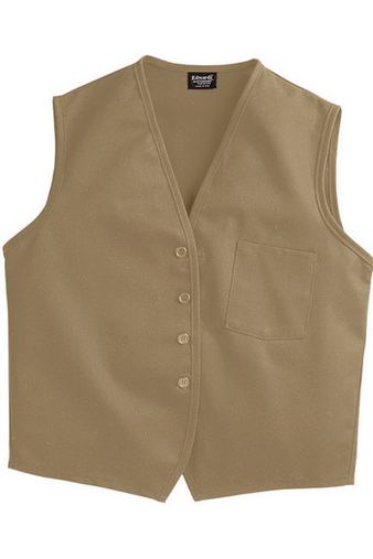 Custom Embroidered  Edwards Apron Vest With Breast Pocket - 4006 