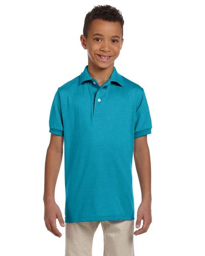 Custom Embroidered  Youth Jersey Polo with SpotShield - 437Y 