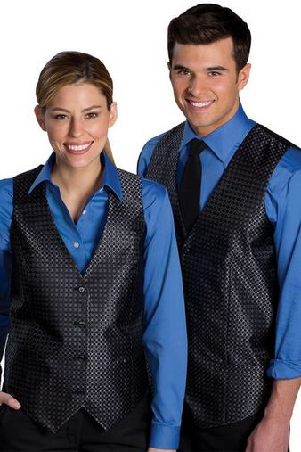 Custom Embroidered  Edwards Men's Grid Vest - 4396 