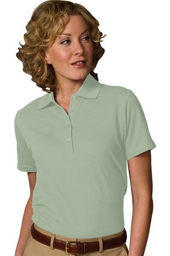 Custom Embroidered  Edwards Women's Soft Touch Blended Pique Polo - 5500 