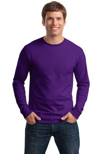 Custom Printed  Hanes Tagless 100% Cotton Long Sleeve T-Shirt. 5586 