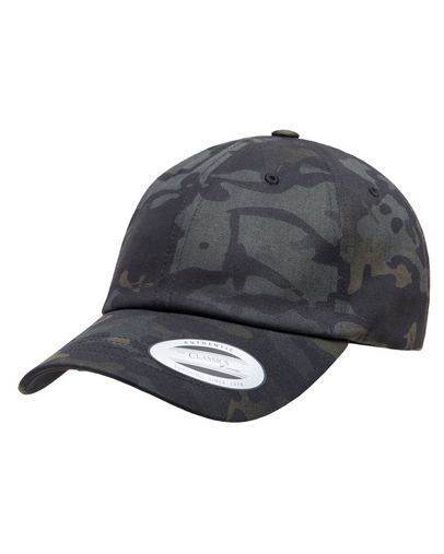 Custom Embroidered  Yupoong Low Profile Cotton Twill Multicam Cap - 6245MC 