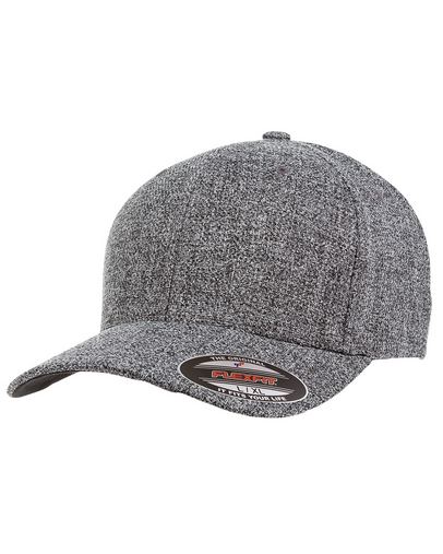 Custom Logo  Flexfit Melange Heather Stretch Cap - 6355 