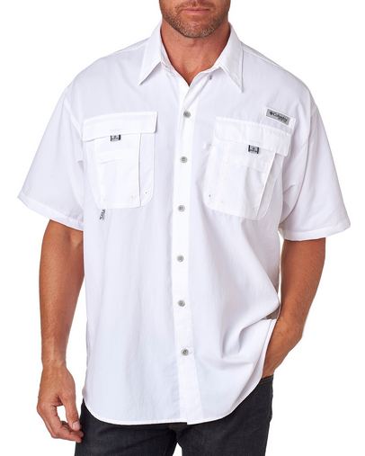 Custom Embroidered  Columbia Men's Bahama II Short-Sleeve Shirt - 7047 