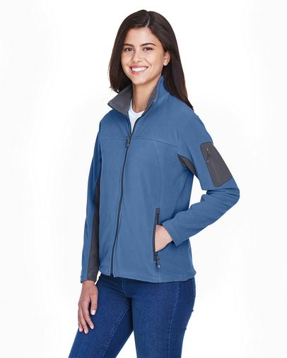 Custom Embroidered  North End Ladies' Microfleece Jacket - 78048 