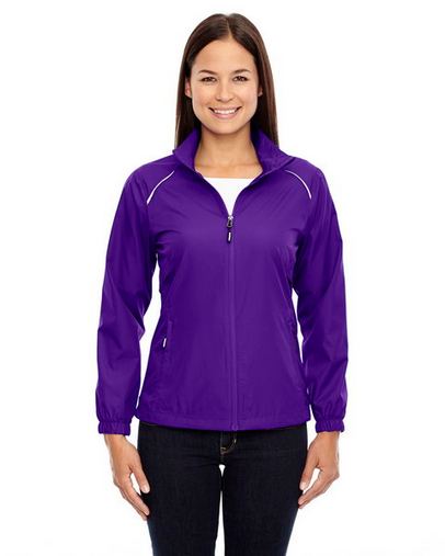 Custom Embroidered  Core 365 Ladies' Lightweight Windbreaker Jacket - 78183 