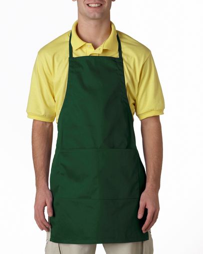 Custom Embroidered  UltraClub Two-Pocket Adjustable Apron - 8204 