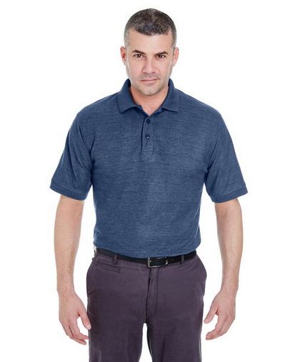 Custom Embroidered  UltraClub Men's Whisper Pique Polo - 8540 