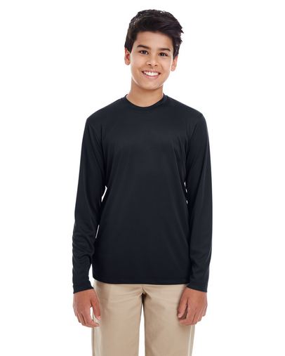 Custom Embroidered Ultra Club Youth Cool & Dry Performance Long-Sleeve Top - 8622Y 