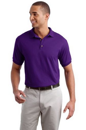 Custom Logo  5.6-Ounce Jersey Knit Polo Shirt. Gildan Ultra Blend - 8800  Embroidered