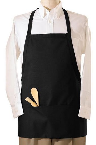 Custom Embroidered  Edwards E-Z Slide Bib Apron - 9010 