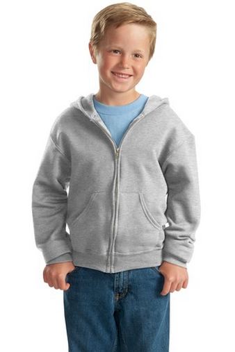 Custom Printed  Youth Full-Zip Hoodie Sweatshirt - JERZEES 993B 