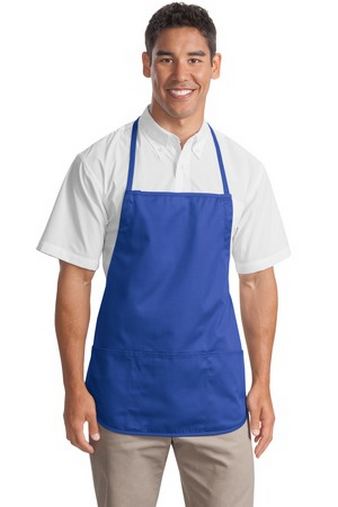 Personalized  Medium Length Apron Port Authority - A525  With Custom Logo