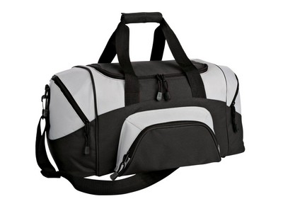 Custom Embroidered Port Authority Small Colorblock Sport Duffel - BG990S 