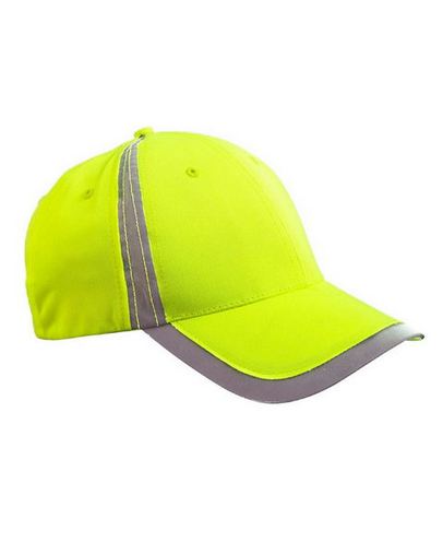 Custom Embroidered  Big Accessories Reflective Accent Safety Cap 