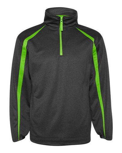 Custom Imprinted  Badger Pro Heather Fusion Performance Fleece 1/4 Zip Pullover - 1481 