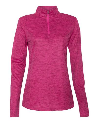 Custom Printed  Badger Tonal Blend Women's Quarter Zip - 4173 