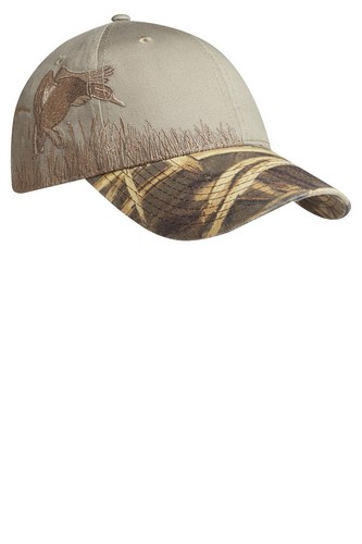 Custom Logo Port Authority Embroidered Camouflage Cap - C820 