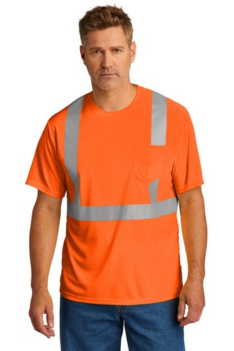 Custom Logo CornerStone ANSI 107 Class 2 Mesh Tee - CS200 