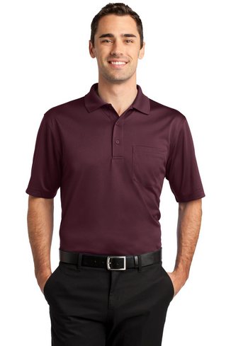 Custom Embroidered  CornerStone Select Snag-Proof Pocket Polo - CS412P 