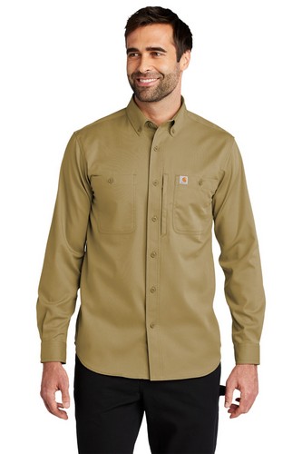 Custom Logo Carhartt Rugged Professional Series Long Sleeve Shirt - CT102538 