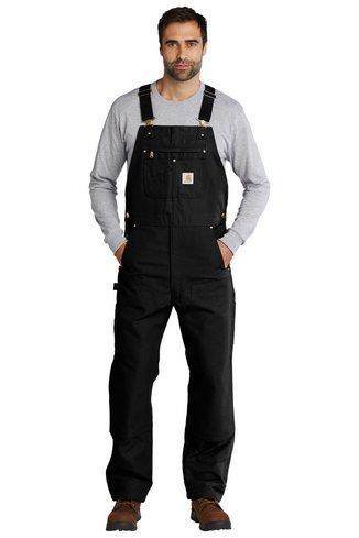 Custom Embroidered Carhartt Duck Unlined Bib Overalls - CT102776 