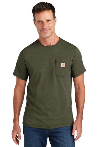 Custom Printed Carhartt Force Short Sleeve Pocket T-Shirt - CT104616 