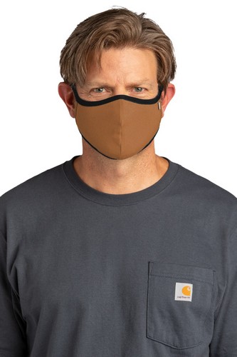 Custom Printed Carhartt Cotton Ear Loop Face Mask - CT105160 With Imprint