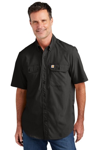 Custom Embroidered Carhartt Force Solid Short Sleeve Shirt - CT105292 