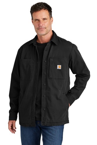 Custom Embroidered Carhartt Rugged Flex Fleece-Lined Shirt Jac - CT105532 