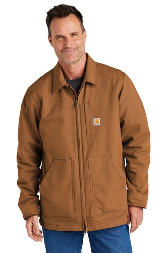 Custom Embroidered Carhartt Tall Sherpa-Lined Coat CTT104293 With logo