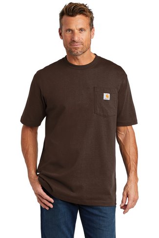 Custom Embroidered  Carhartt Tall Workwear Pocket T-Shirt - CTTK87 