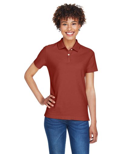 Custom Embroidered  Devon & Jones Ladies' DRYTEC20 Cotton Performance Polo - DG150W 