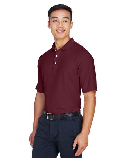 Custom Embroidered  Devon & Jones Men's DRYTEC20 Cotton Performance Pique Polo - DG150 