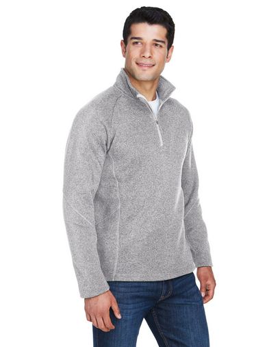 Custom Embroidered  Devon & Jones Men's Bristol Sweater Fleece Half-Zip - DG792 